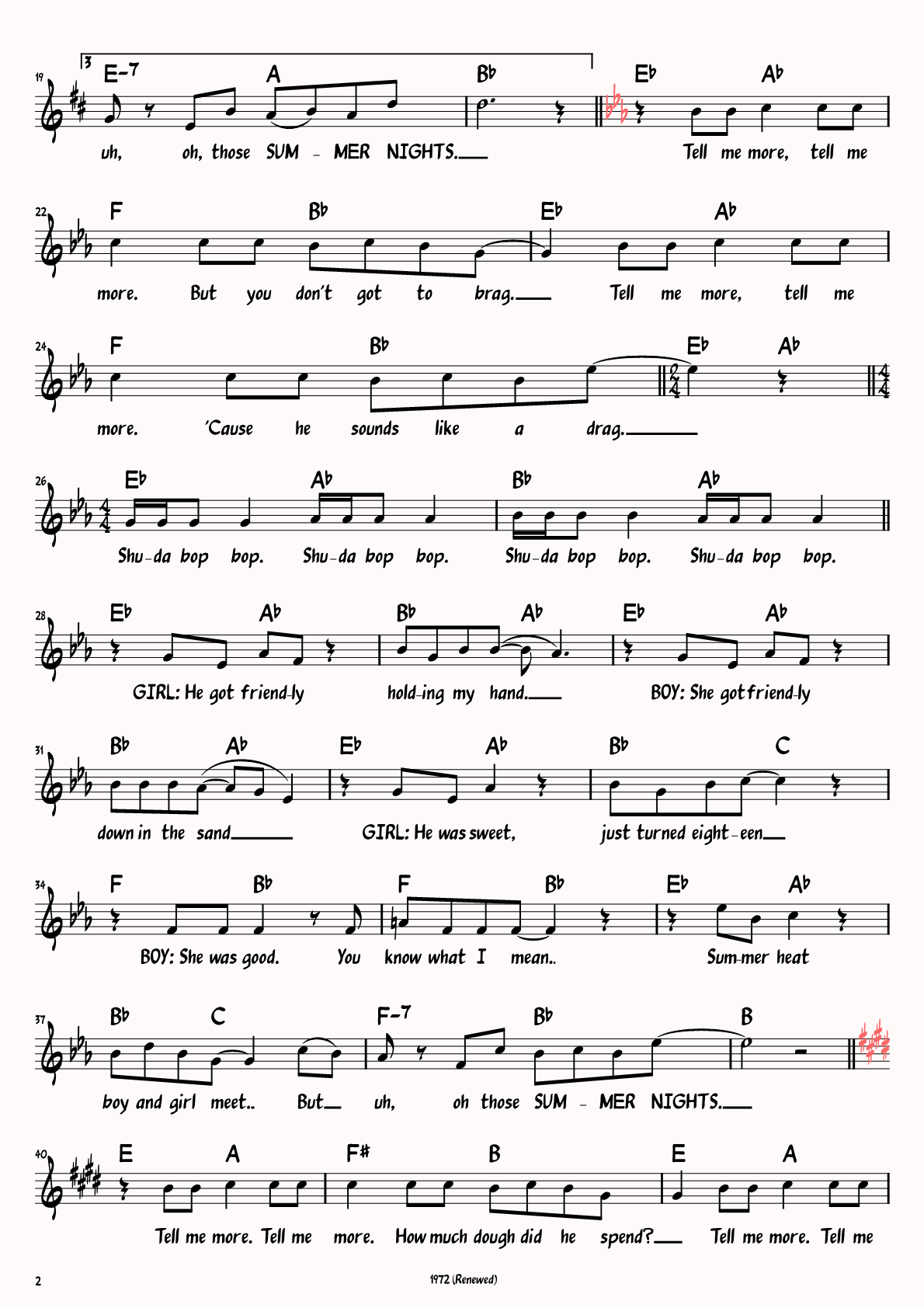 Sheet Music